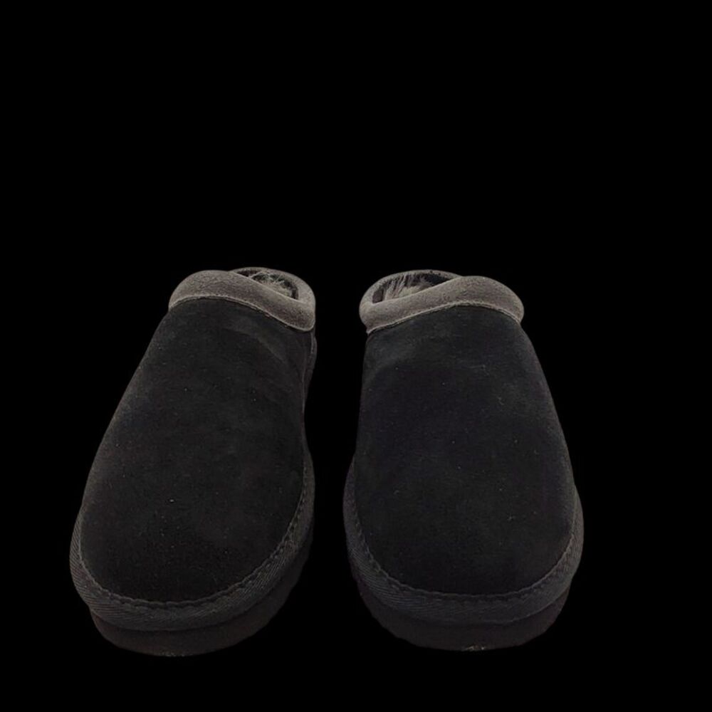 Quince Australian Shearling Clog Slipper Black Shoes 8